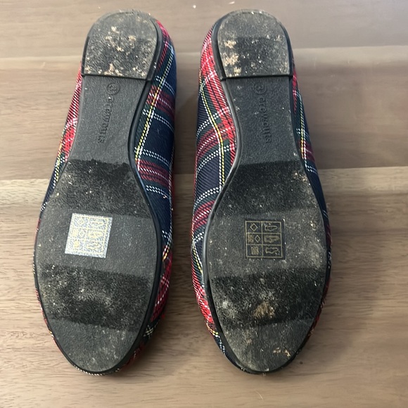 J Crew Crewcuts Plaid Ballet Slippers - Picture 2 of 3